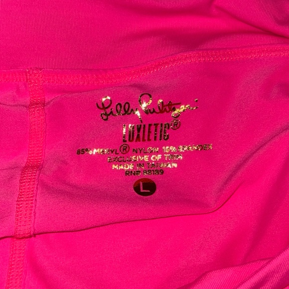 Lilly Pulitzer Luxletic Hot Pink Taye Skort Size Large NWOT - Picture 3 of 12